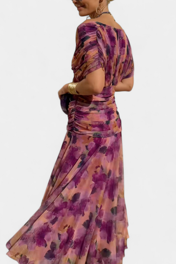 Victoria | Elegant Dress With V-Neckline