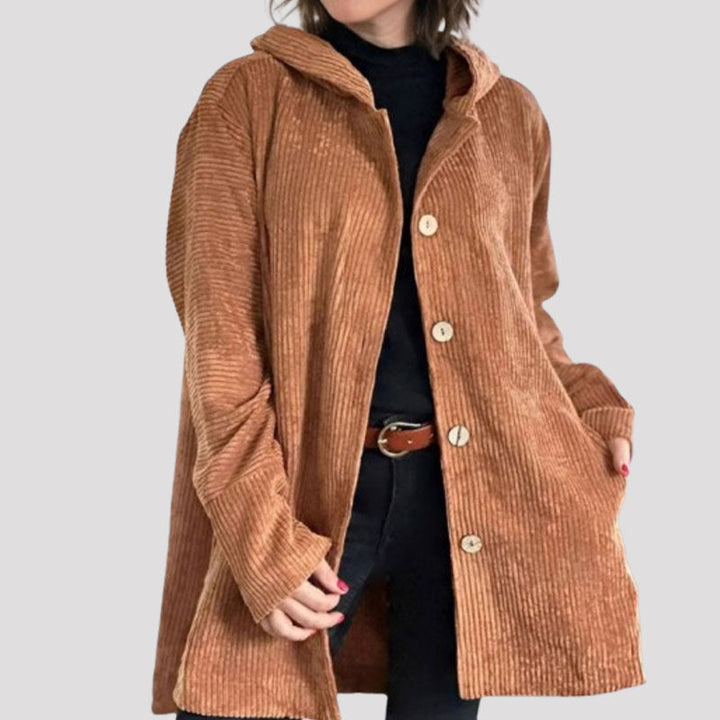 Sophia™ | Casual Velvet Hooded Jacket