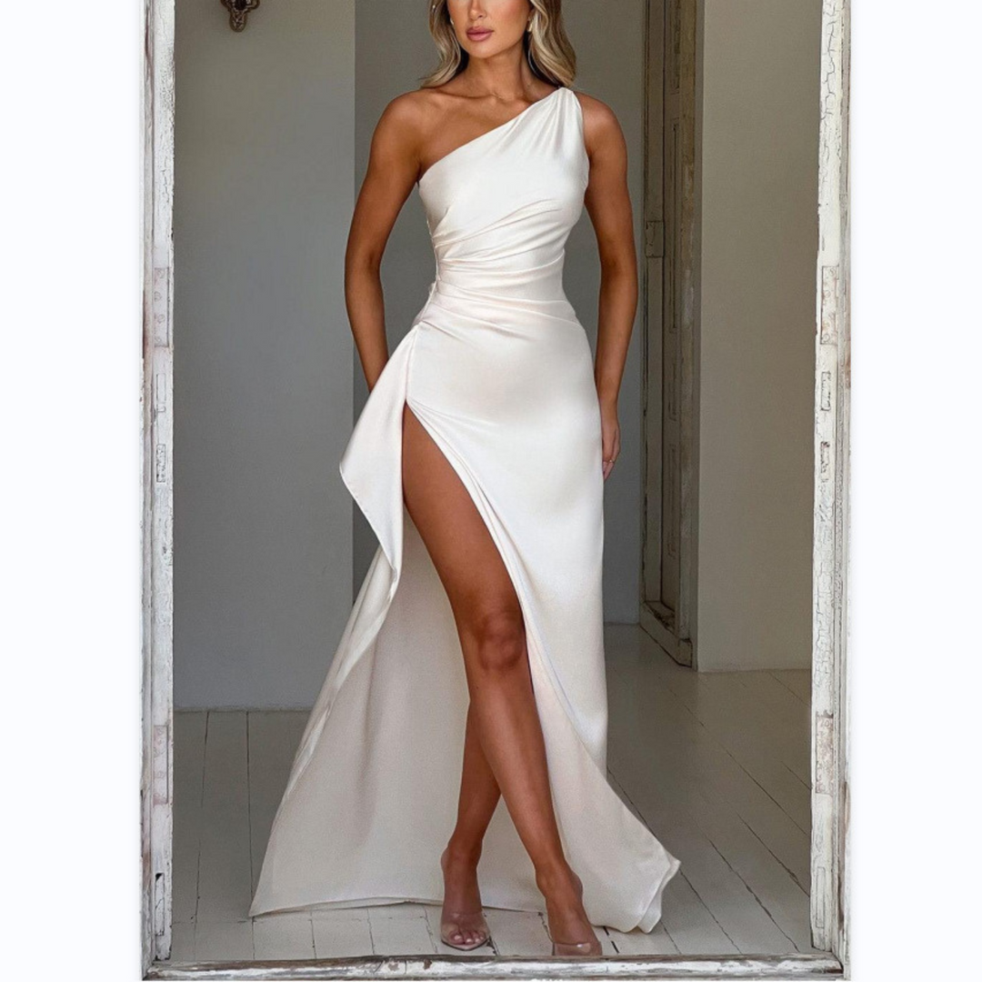 LABESA™ - Elegant One Shoulder High Split Formal Maxi Dress