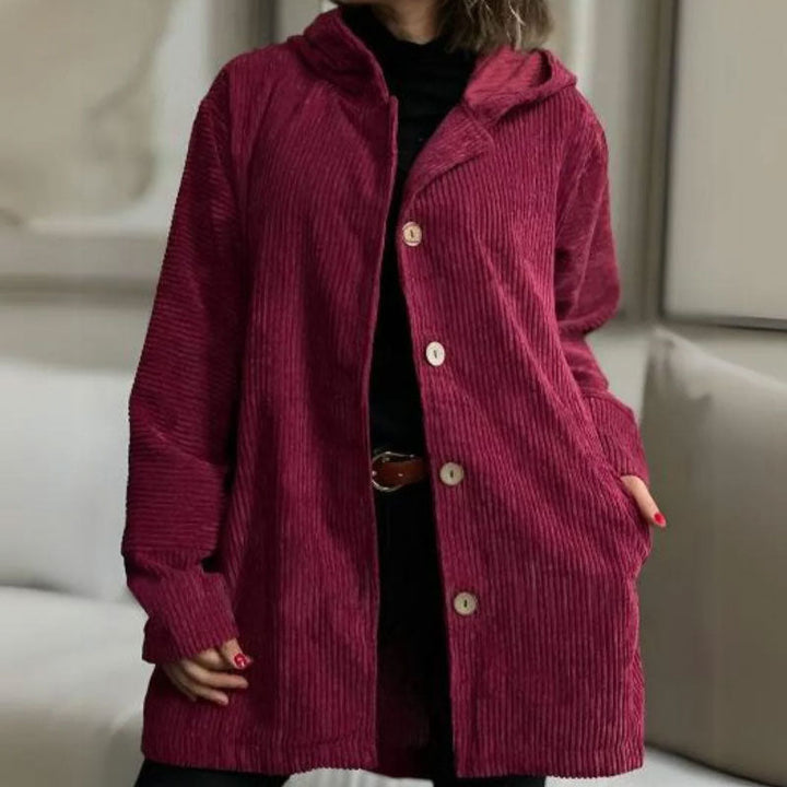 Sophia™ | Casual Velvet Hooded Jacket