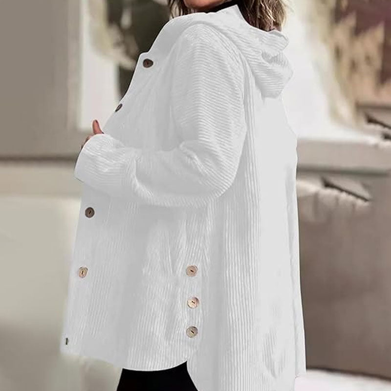 Sophia™ | Casual Velvet Hooded Jacket