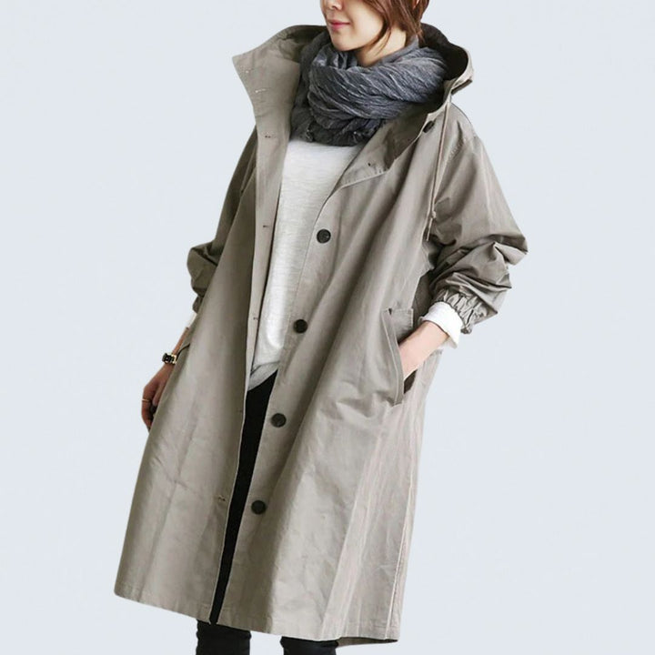 Phoebe™ | Hooded Trench Coat