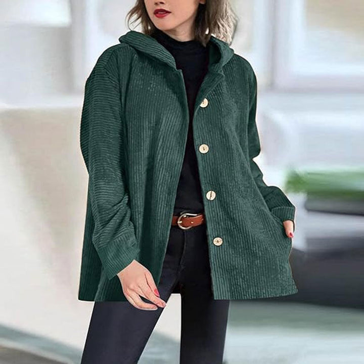 Sophia™ | Casual Velvet Hooded Jacket