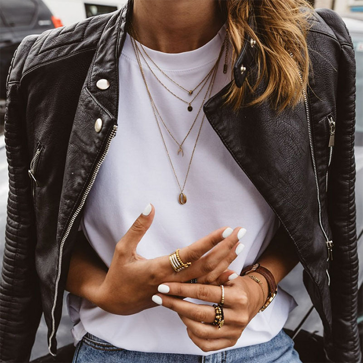 Kiki™ | Timeless Structured Zip-Up Vegas Leather Jacket