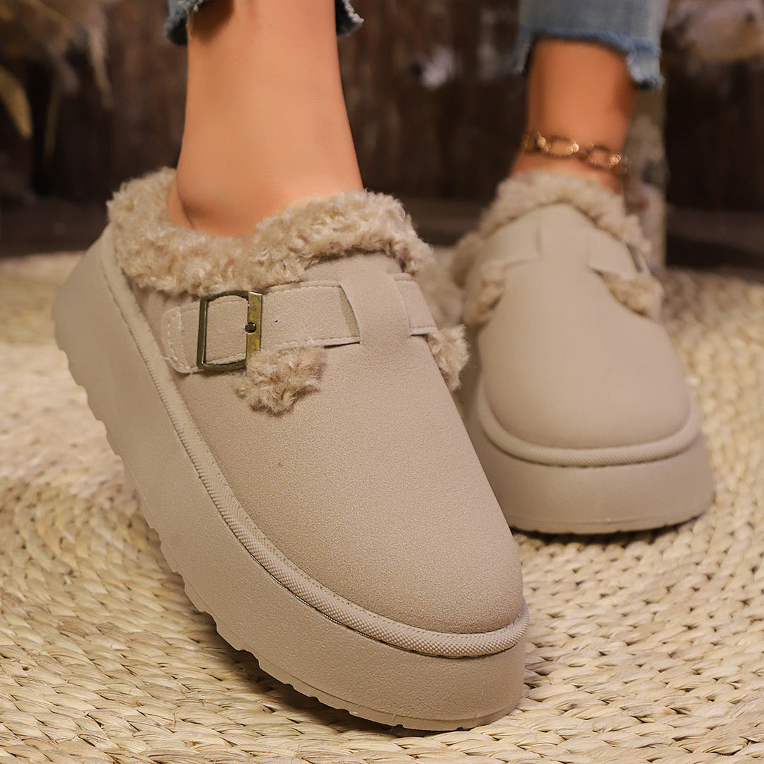 TAZA™ - Comfy Platform Mini Boots Slippers