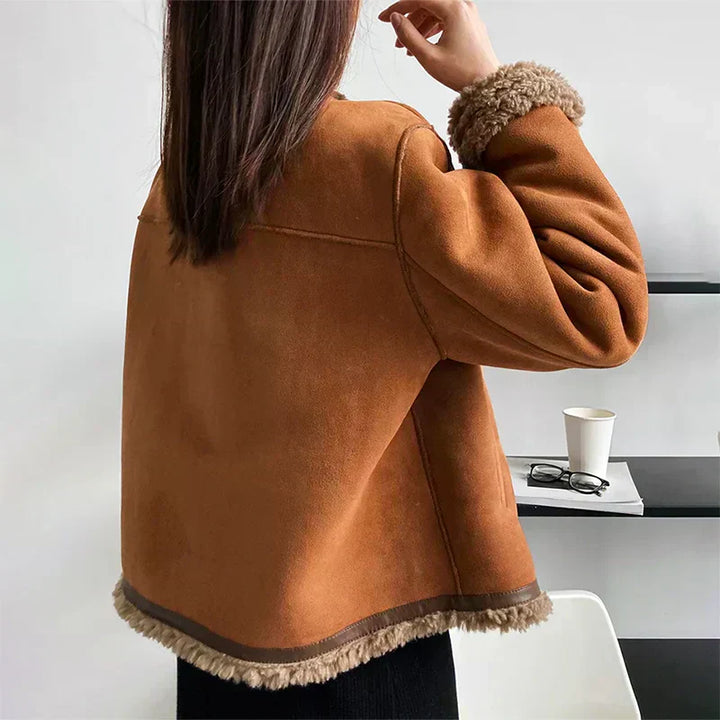 Rosalie™ | Sheepskin Jacket with Buttons